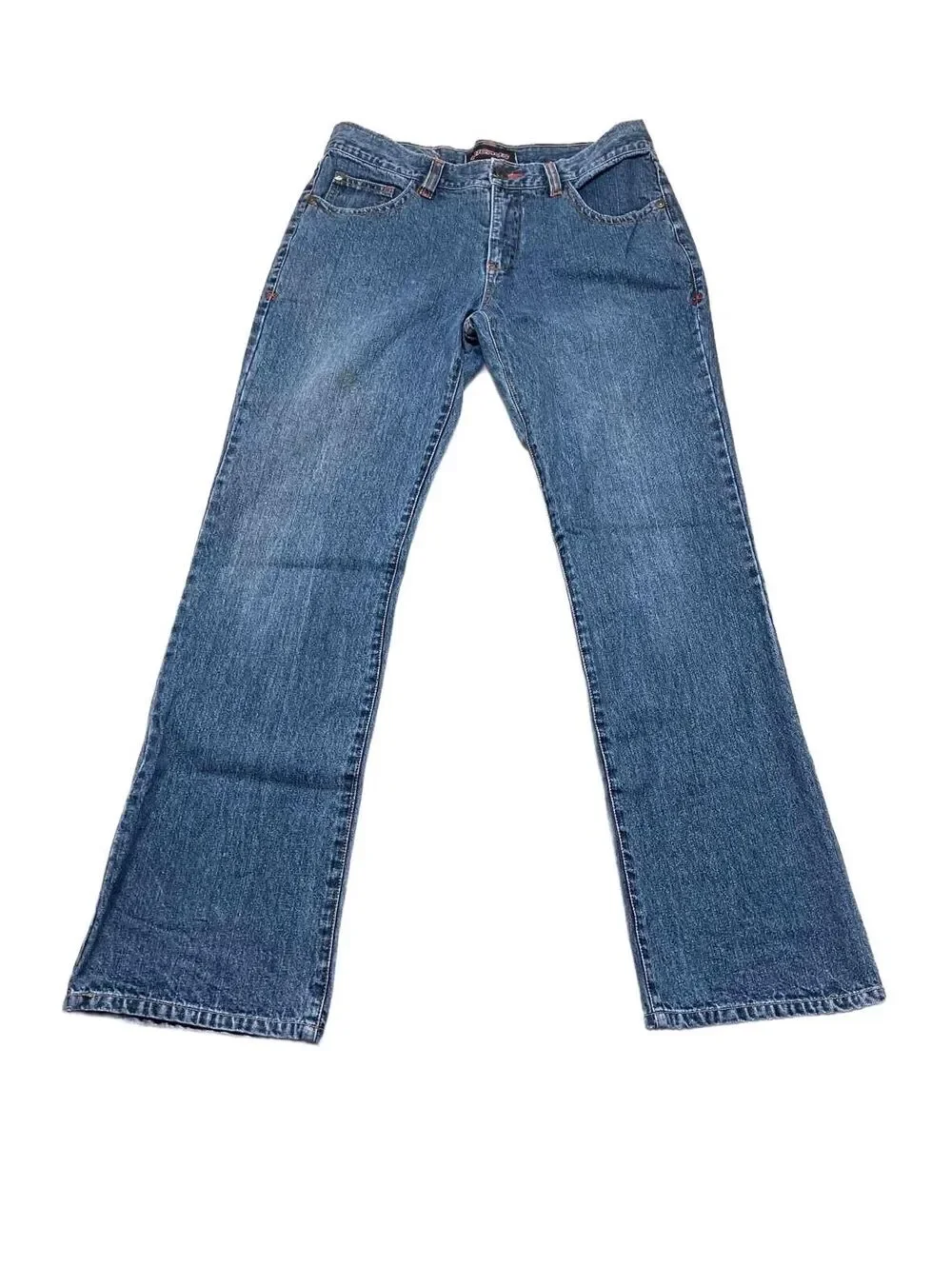 Vintage Micros Blue Denim Flared Jeans Size 34x32